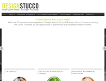 Tablet Screenshot of designstucco.com